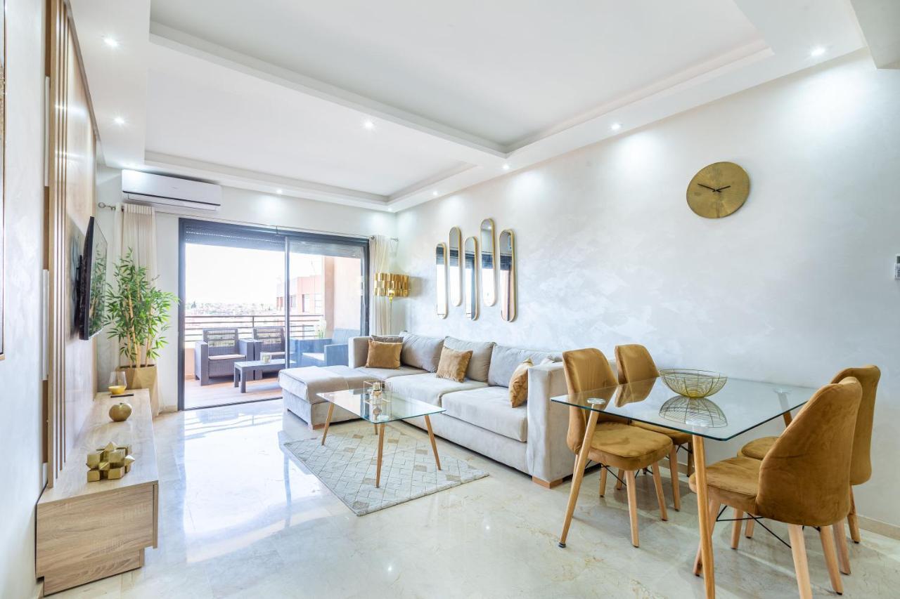 New! Superbe Appartement A Majorelle,Terrace,Iptv. Marrakesh Buitenkant foto